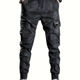 Resim Erkek Yüksek Kaliteli Kamuflaj Kargo Pantolonu - Rahat, Şık ve Çoklu Cep Detaylı, Günlük, Açık Hava ve Sokak Giyiminde Kullanıma Uygun, Dış Mekan Pantolonu | Şık Kargo Pantolonu | Yumuşak Kumaş Pantolon 