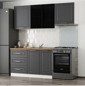Resim Minar 200 Cm Mebran C + Alm. Füme Cam Mtf.Dlb Byz Ant 200-Mcacba2 Beyaz 