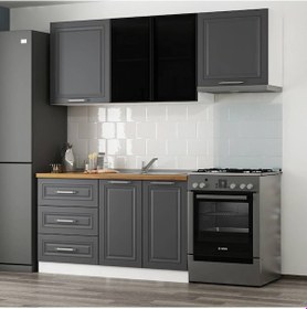 Resim Minar 200 Cm Mebran C + Alm. Füme Cam Mtf.Dlb Byz Ant 200-Mcacba2 Beyaz 