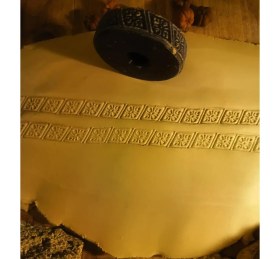 Resim Enb Ceramic1,5 cm Desen 5 cm Çap Doku Rulosu-Doku Kil Tekerleği 3 