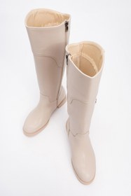 Resim luvishoes MİCHEL Bej Kadın Binici Çizme 