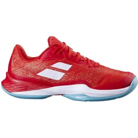 Resim Babolat Jet Mach 3 Ac Women Kadın Kırmızı Tenis Ayakkabısı 