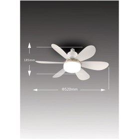 Resim Kiwi Kfan-7681 Duy Tipi Tavan Vantilatörü 