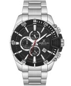 Resim Daniel Klein Kadranı Siyah Kordonu Gümüş Renk 47 Mm İç Göstergeleri Aktif Erkek Kol Saati 