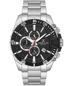 Resim Daniel Klein Kadranı Siyah Kordonu Gümüş Renk 47 Mm İç Göstergeleri Aktif Erkek Kol Saati 