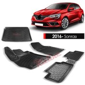 Resim Renault Megane 4 Hb Paspas Bagaj Havuzu 3D Rizline Set 2016- 