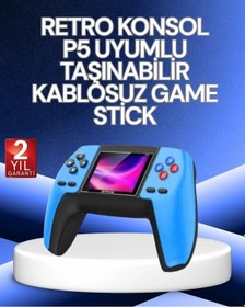 Resim Ceylan Adam P5 Retro Gamepad 520 Klasik Oyunlu Mini Oyun Konsolu 