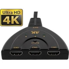 Resim Maxgo 2151 4k Hdmi Switch Çoklayıcı Çoğaltıcı 3 Port Ultra Hd 