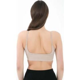 Resim Comm-Ci Terra Kare Yaka Hafif Destekli Askılı Spor Sütyeni Bra 1009 