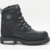 Resim Harley Davidson Millo Black Deri Erkek Bot 