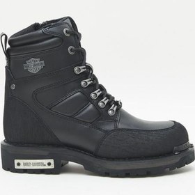 Resim Harley Davidson Millo Black Deri Erkek Bot 