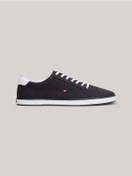 Resim Tommy Hilfiger Mavi - Erkek Vulcanized Erkek Sneaker Fm0fm00596 