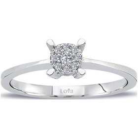 Resim Lova 0,30 Karat Tektaş Görünümlü Pırlanta Yüzük - 1020424 