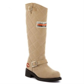 Resim Harley Davidson Laconia/Hı/646 Kadın Bej Süet Çizme (025G0074-C32) 