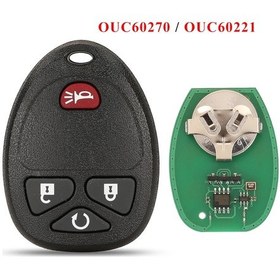 Resim Buick Chevrolet Cadillac Gmc Saturn İçin 315mhz Ouc60270 Uzaktan Kumandalı Anahtarsız Giriş Araba Anahtarı Fob'u 0447 
