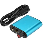Resim Moveevo Kompakt Gövde Dairesel Düğme Ayarı 1.5-18v Çıkışlı Dövme Makinesi Güç Kaynağı 90-265v Giriş 