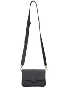 Resim Nautıca Minimalist Kadın Günlük Bel Çantası - Deri - Crossbody - Siyah / STD 