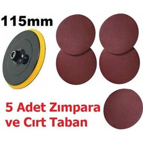 Resim 115 Cırt Taban 5 Adet Cırt Zımpara Spiral Avuç Taşlamada Kullanı (402777346) 