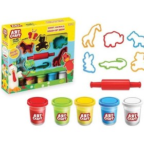 Resim Oyuncak Sevimli Hayvanlar Hamur Set 