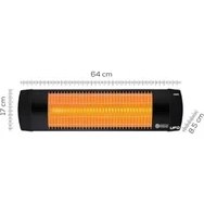 Resim AyrStore Omri 1200 W Termostatlı Hem Yatay Hem Dikey Isıtıcı 