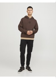 Resim Jack & Jones Erkek Yandan Cepli Kargo Pantolon - Paul Flake - 12139912 Black Siyah 