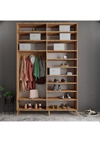 Resim Açelya Portmanto Vestiyer Çam Beyaz M8- 160 cm 