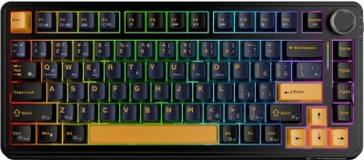 Resim Rampage Quell Siyah Hot Swap 2.4g + Bt Wireless Rgb Gasket Oil Switch Türkçe Q Pbt Keycaps Mekanik Klavye 