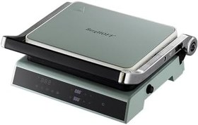Resim BergHOFF Gem Retro Dijital Izgara & Tost Makinesi - 2000 W, 290×212 mm, LCD Dokunmatik Kontrol | Mint Yeşil 