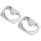 Resim 2 Adet Araba B Sütunu Emniyet Kemeri Dekorasyon Çerçevesi Kaplaması 3 4 Serisi F30 F31 F32 F36 2014 -2016p2025041100491 Gümüş 