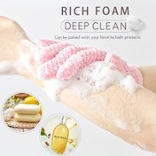 Resim 2 adet Duş İçin Peeling Eldiveni, Derin Peeling Eldiveni, Vücut Peeling Duş Süngeri, Kadınlar ve Erkekler İçin Duş Peeling Eldiveni 