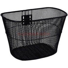 Resim Mtb Bisiklet Ön Sepet Demir Kalın Tel [650 Gram] Aparatlar Dahil 