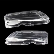 Resim Geeroyoo Bmw E46 4 Kapı 02-05 Ön Far Lens Kapağı - Şeffaf Abs Plastik, Sol Ve Sağ Seti 