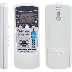 Resim WEKO KK MITSUBISHI RKW502A200A UNIVERSAL KLİMA KUMANDA 