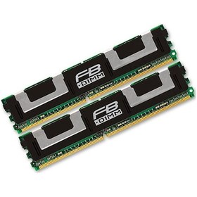 Resim Kingston KVR667D2D4F5K2/4G 4 GB (2x2) DDR2 667 MHz CL5 Ram 