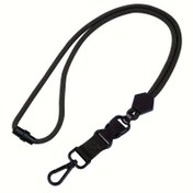 Resim Erkekler & Kızlar için Günlük Ofis Kullanımı için Mükemmel, Güvenli Serbest Bırakma Tokalı Dayanıklı Polyester Kimlik Kartı Tutucu ile Ağır Hizmet Tipi Çıkarılabilir Metal Kanca Anahtarlık Lanyard 