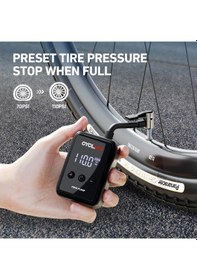 Resim 150psı Taşınabilir Çocuk Motosikleti Elektrikli Hava Pompası 