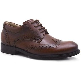 Resim Rakerplus Titan Hakiki Deri Taba Klasik Erkek Çocuk Ayakkabısı 5115 Taba 