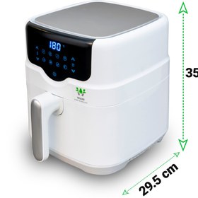 Resim Wiami AirFryer 4.5 L Akıllı Yağsız Hava Fritözü 