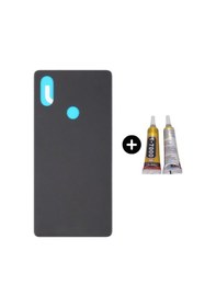 Resim Xiaomi Mi 8 Se Uyumlu Arka Pil Kapağı Siyah + B7000 Çok Renkli 