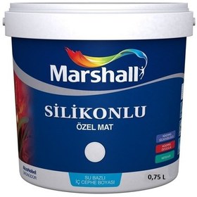 Resim Silikonlu Özel Mat Silinebilir Iç Cephe Duvar Boyası 0.75 Lt Kuzey Yıldızı Uyumlu 0,75 L 