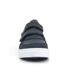 Resim Rakerplus Hakiki Deri Siyah Beyaz Cırtlı Erkek Çocuk Sneaker Siyah 