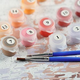 Resim Kişiye Özel Sayılarla Boyama Seti - Fotoğrafından Sayılarla Boyama Seti - 40x50 