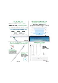 Resim Novstrap Apple Uyumlu iPad Pro 11 M4 İle Dokunmatik Tablet Kalemi Dz900 Gen3 Stylus Pencil Avuç İçi Reddi 2 Adet Yedek Uç 