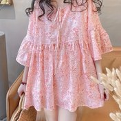 Resim Sıradan Stilde Yazlık Kısa Kollu Poupée Gömlek 