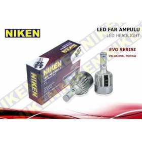 Resim Unıversal H7 Led Vw Golf 2012-2016 Zenon Evo Serisi Takım X2 6000k Özel - Niken-0120020403 