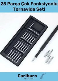 Resim Özel Üretim Dayanıklı Mıknatıslı Laptop Gözlük Saat Mini Plastik Kutulu 25 Parça Tornavida Seti 