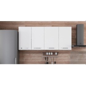 Resim Minar 165 Cm Mutfak Dolabı Beyaz 165-B1-Üst Modül Beyaz 