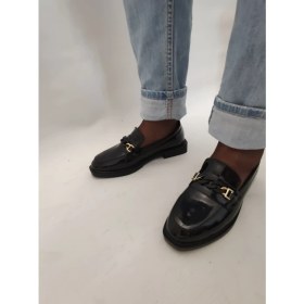 Resim Çiğdem Kundura Mist-Kadın Oxford Günlük Ayakkabı(Mystl A3-A3A) - Siyah-Rugan - 39 