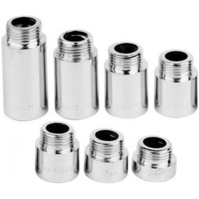 Resim Deppot Musluk Çeşme Uzatması Krom Kaplama Prinç-1cm-ölçü 1/2-kısa Kalan Musluklar Için-1/2 Çeşmelere Uyumlu 