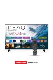 Resim Peaq PQ55FMN25 55" 139 Ekran Uydu Alıcılı 4K Ultra HD Smart LED TV 